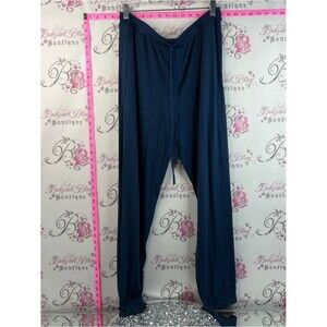Eberjey pants joggers soft sweatpants dark Navy Blue Lounge Pants